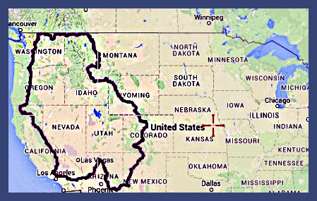 the Great Western Loop Jeff 'Legend' Garmire Map