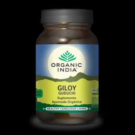 Giloy Gudduchi 90caps Halal e Ayurveda - Organic India - Halalaya