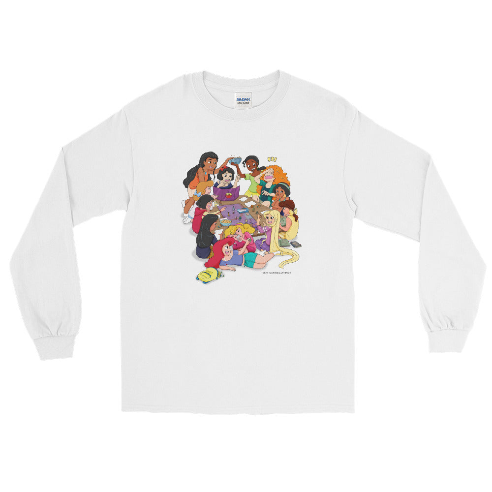 Disney Princesses and DND – Raglan Clothing 3/4 Shirt Sexy Sleeve Unisex Hackers