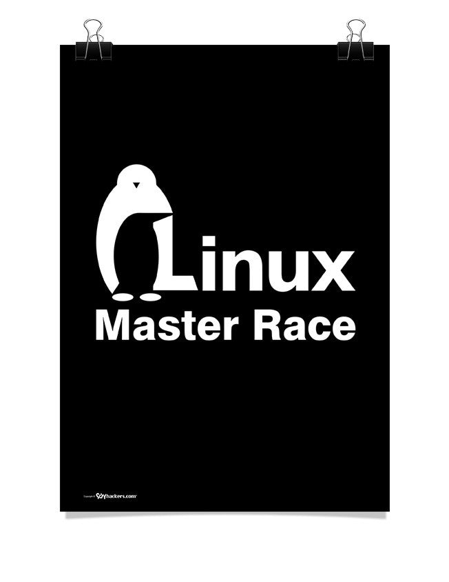 Linux Master Race Poster