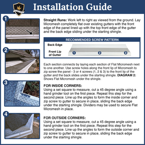 flat micromesh installation guide