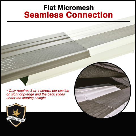 flat micromesh seamless connection