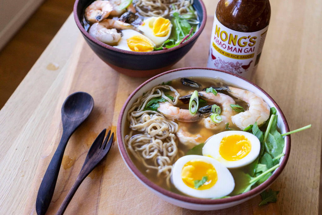 Nong's shrimp noodle soup recipe