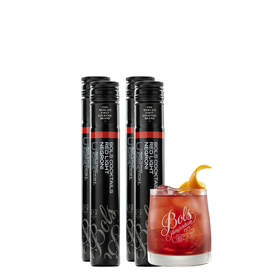 Bols Red Light Negroni Tubes