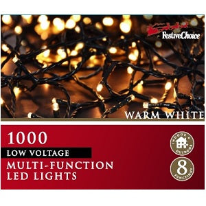 1000 christmas lights warm white