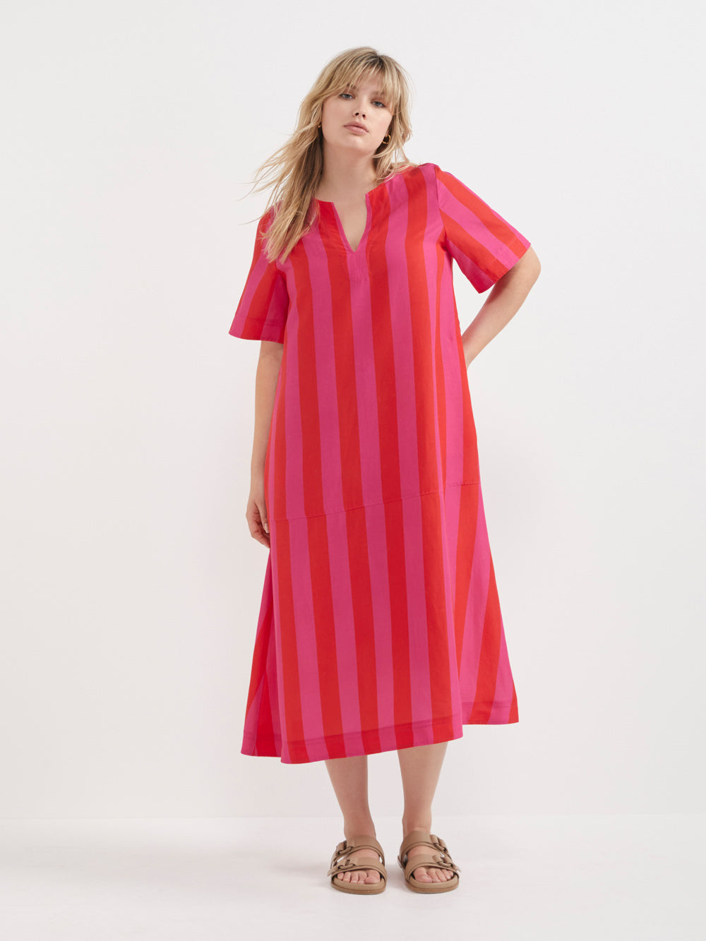 The A-Line Stripe Dress