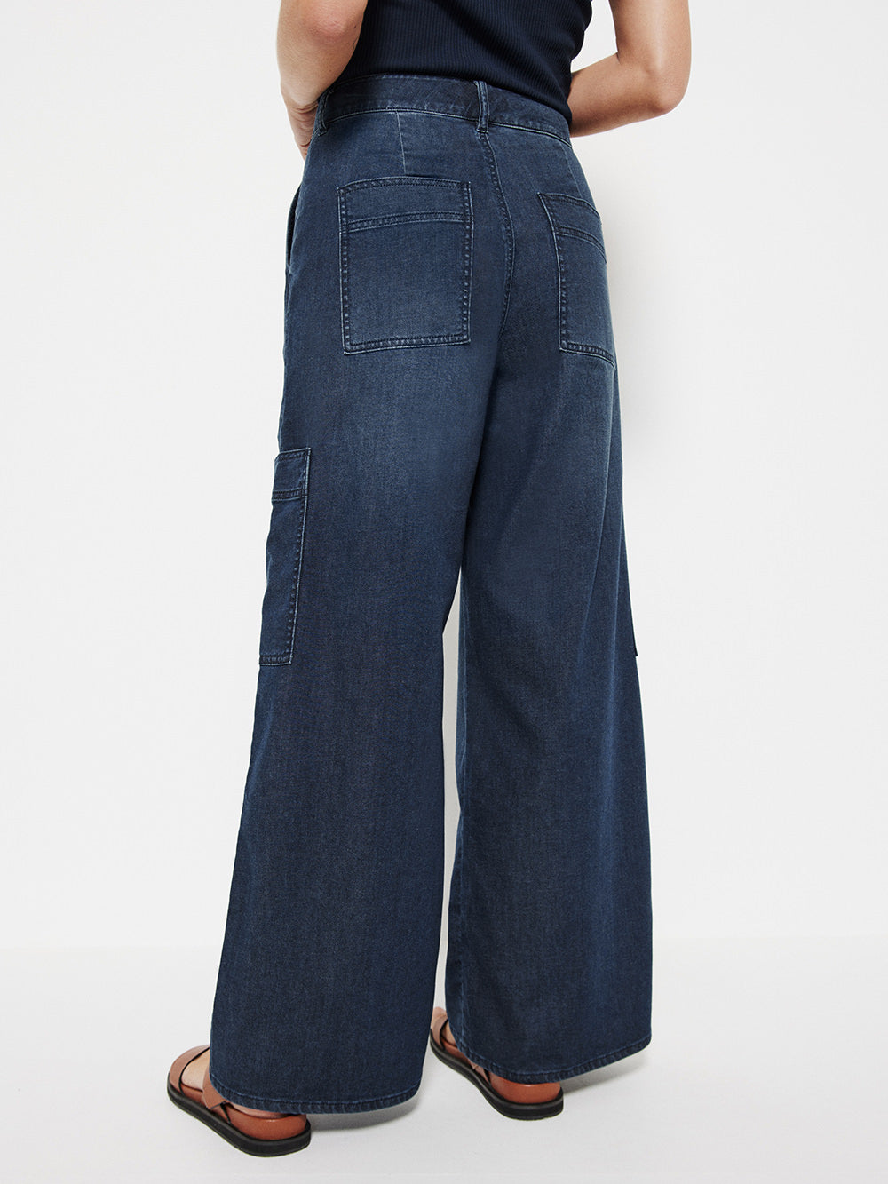 The Soft Denim Cargo Pant