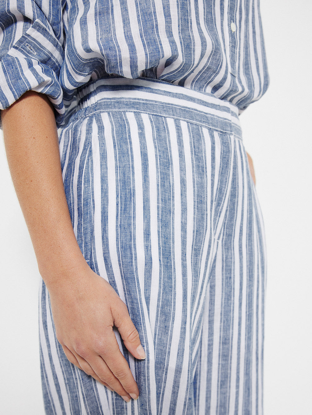 The Resort Stripe Linen Pant