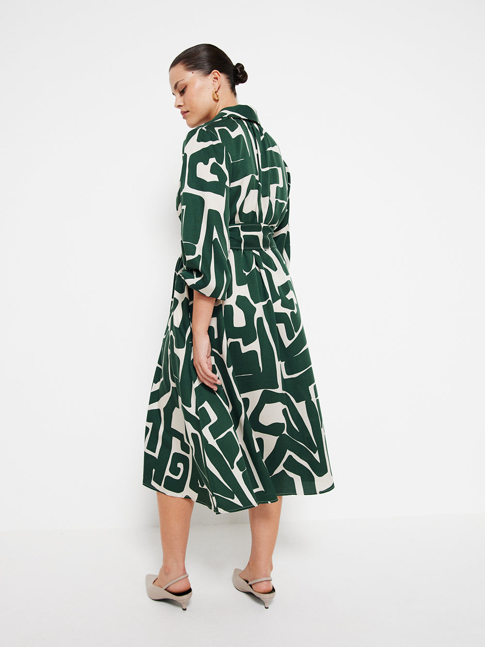 The Print Statement Sleeve Dress