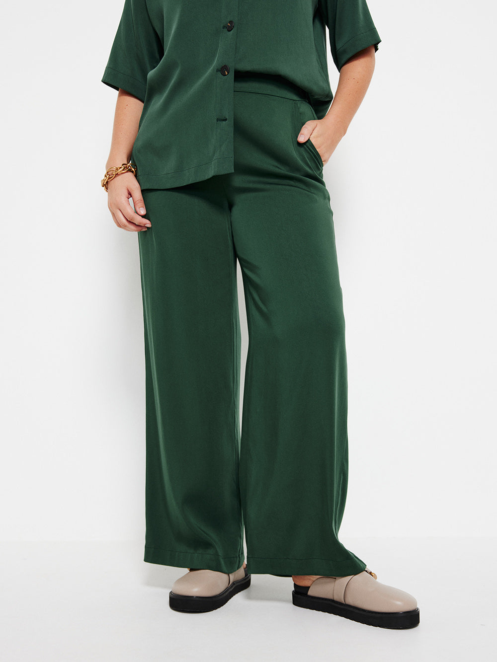The Stretch Draped Pant