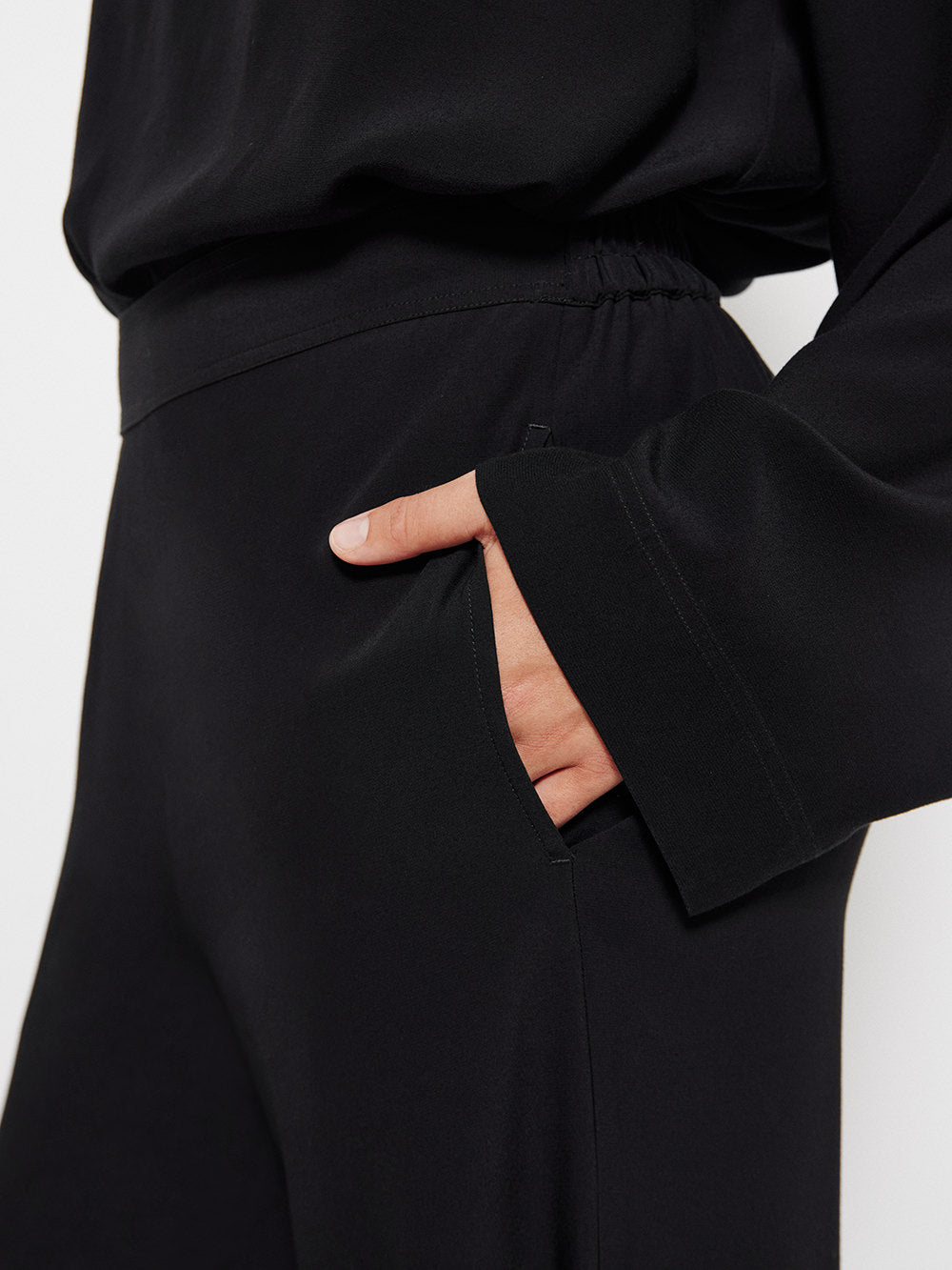 Draped Pull On Pant