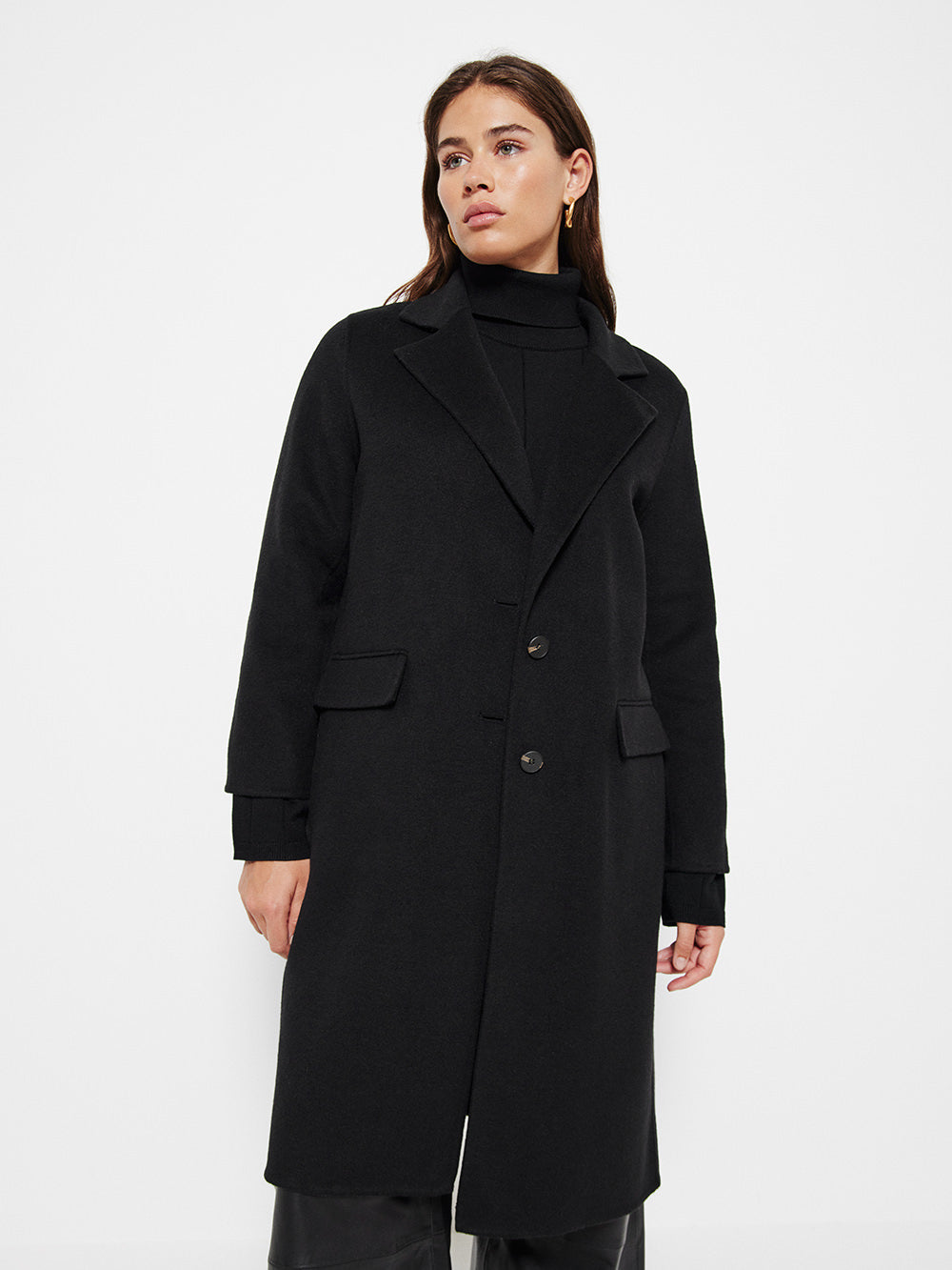 The Double Face Wool Crombie Coat