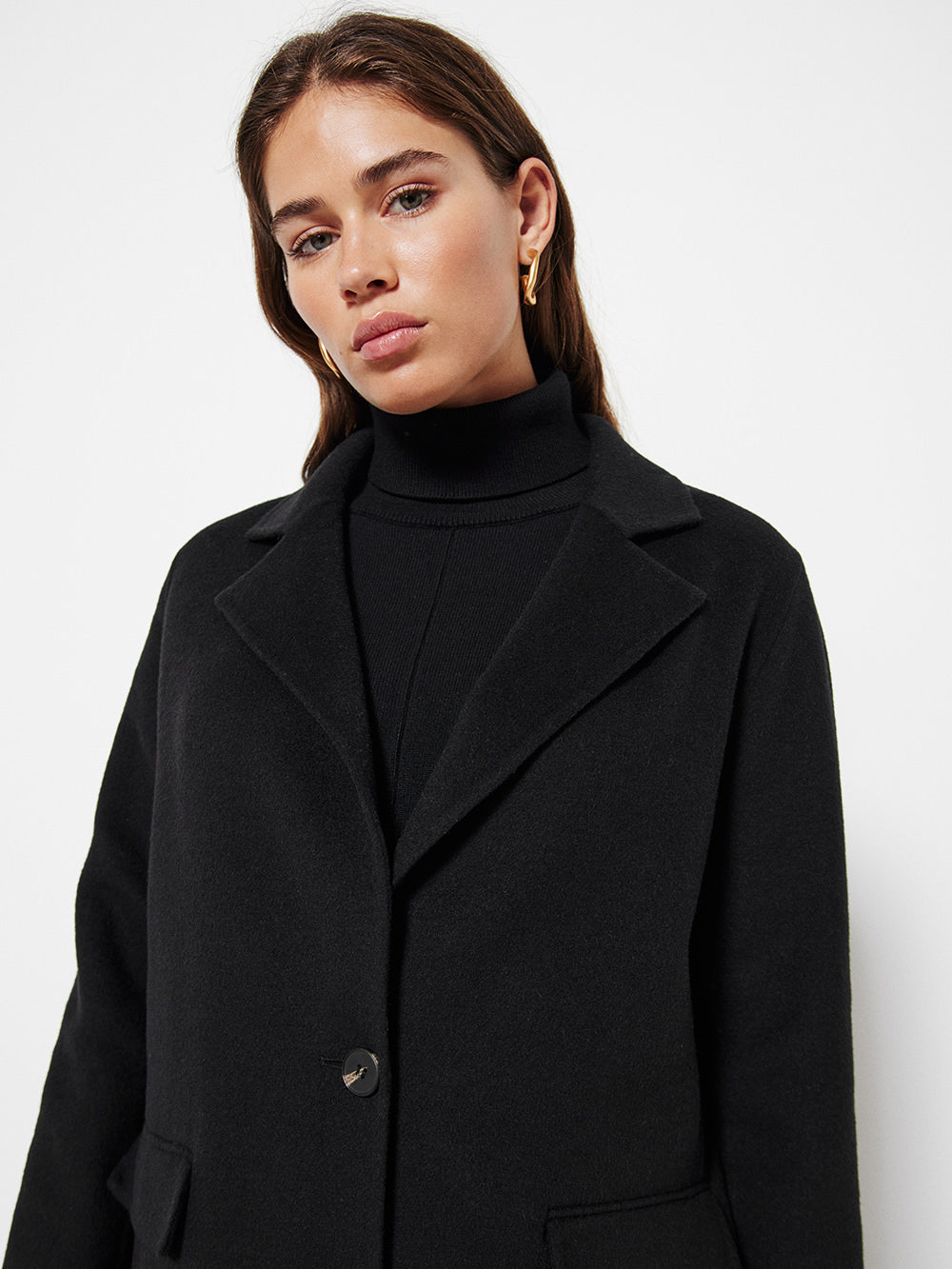 The Double Face Wool Crombie Coat