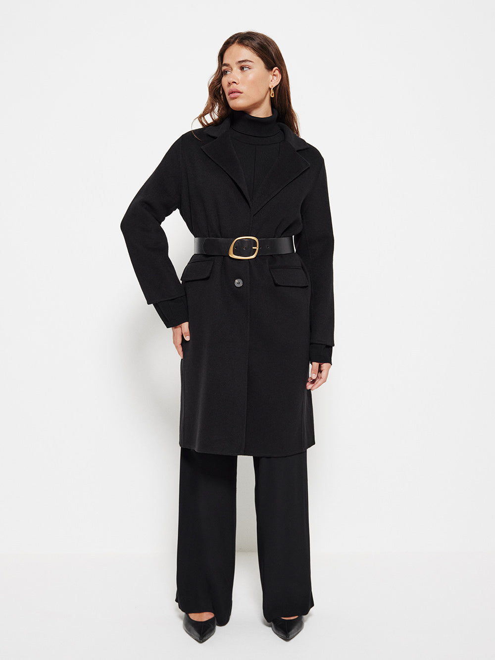 The Double Face Wool Crombie Coat