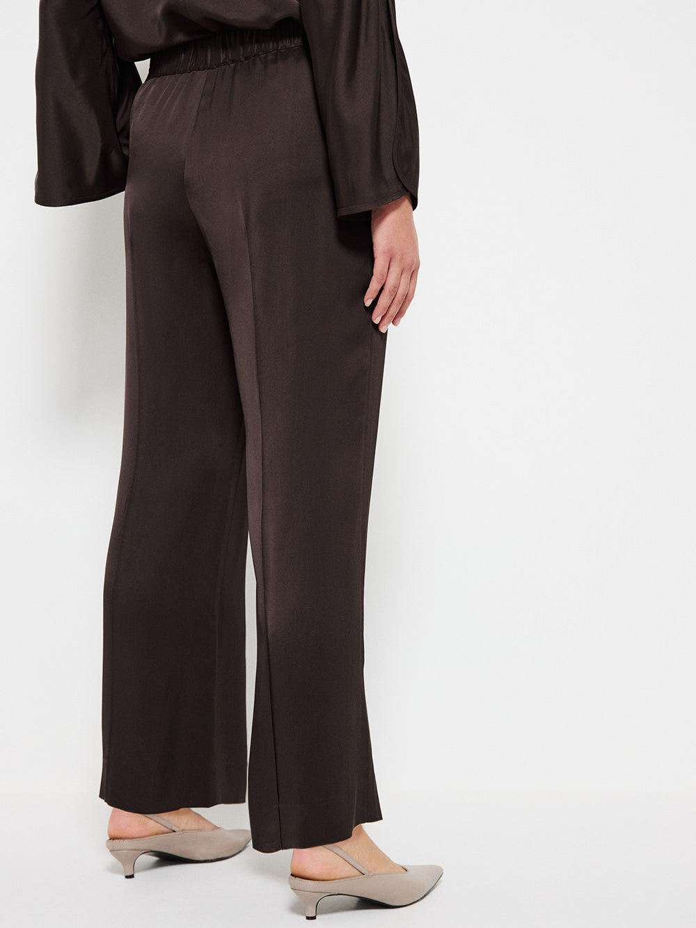 Pin Tuck Pull On Pant