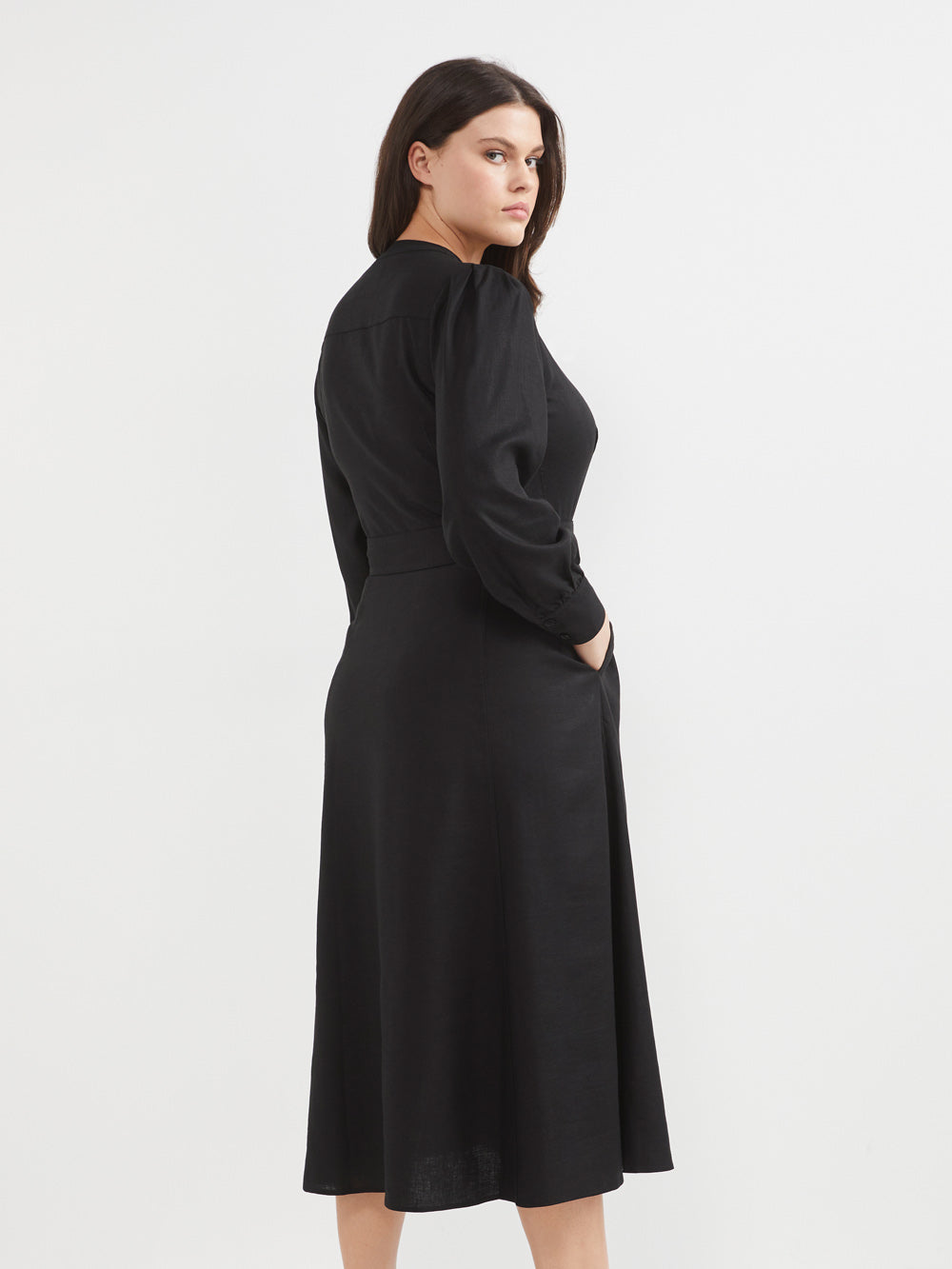 The Button Front Maxi Dress