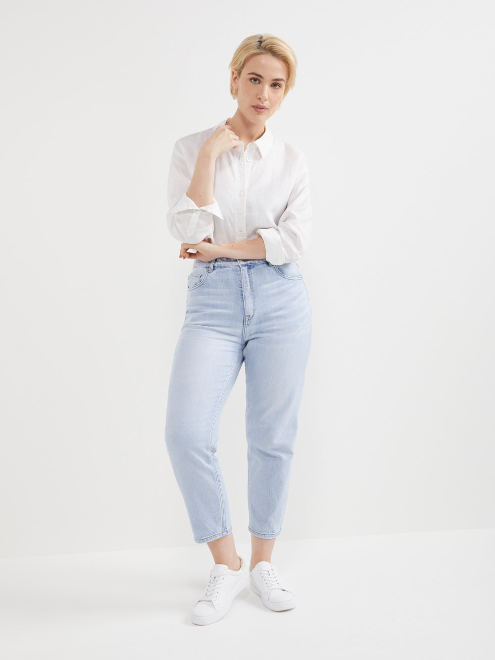 Common Standard Linen Popover Shirt