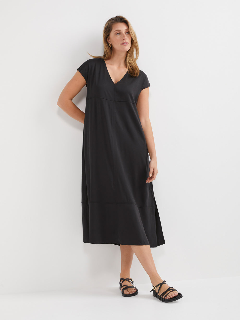 The A-Line Draped Dress