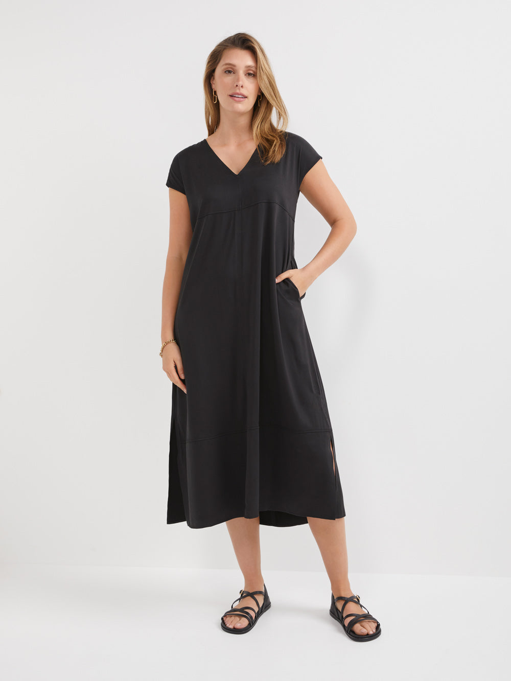 The A-Line Draped Dress