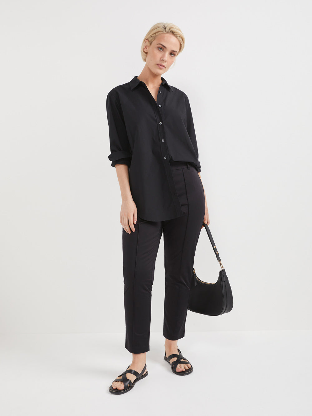 The Summer Sateen Trouser