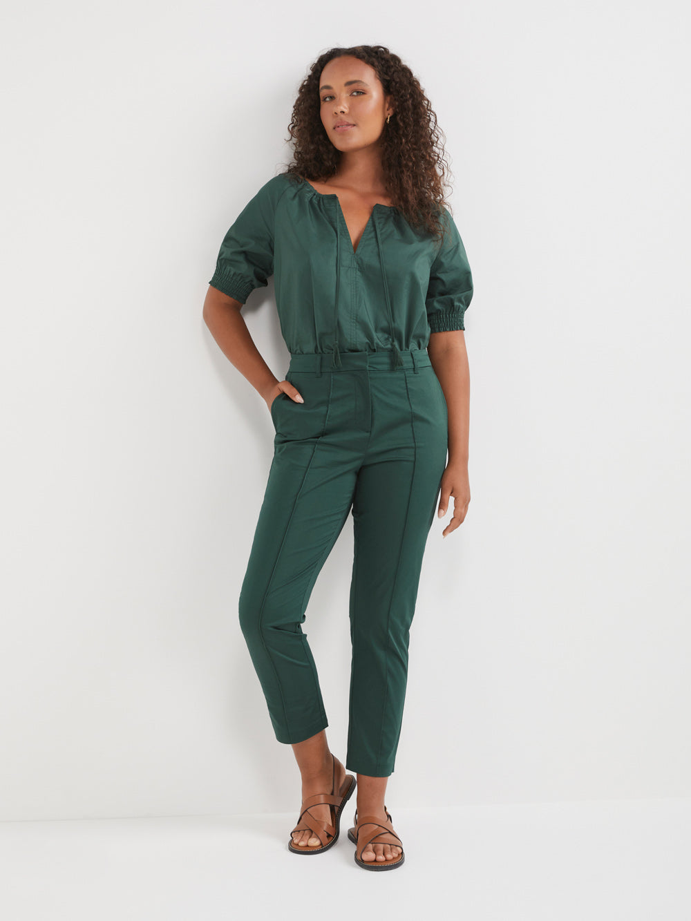 The Summer Sateen Trouser