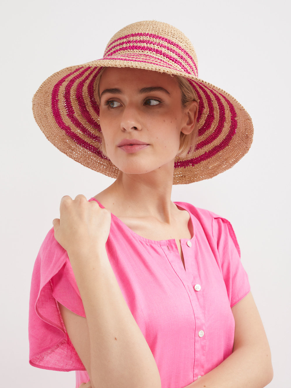 The Striped Sunhat