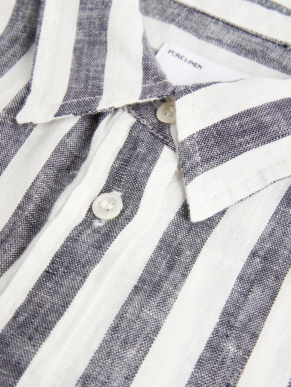 The Stripe Linen Longline Shirt