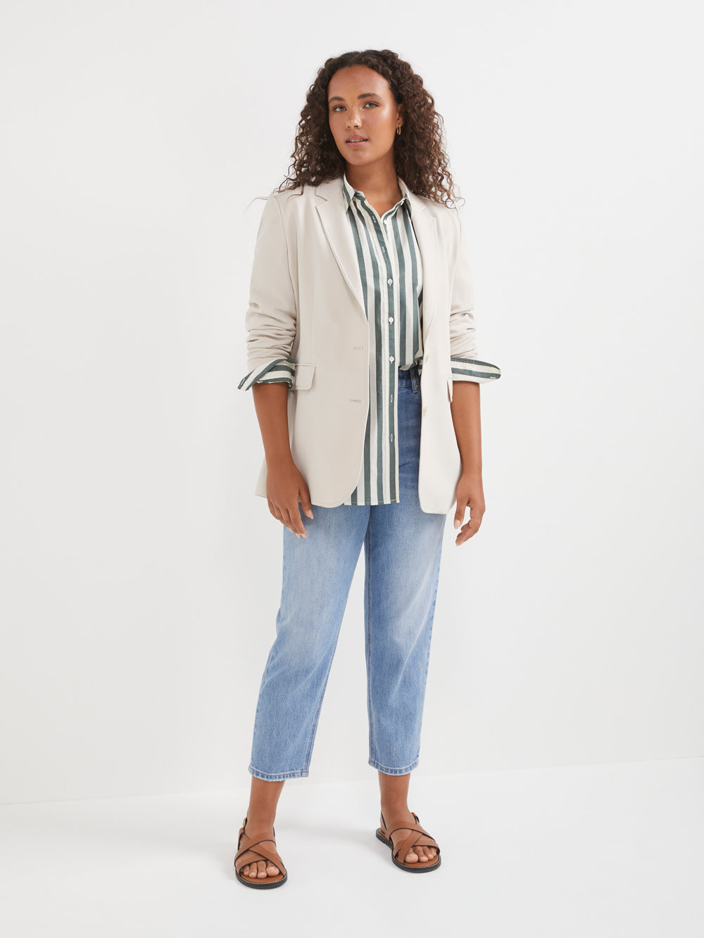 The Cotton Poplin Stripe Shirt