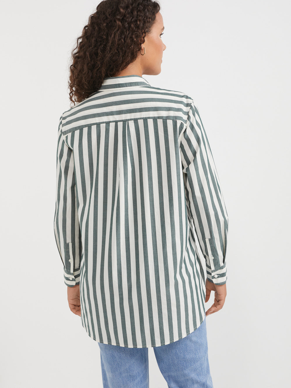 The Cotton Poplin Stripe Shirt