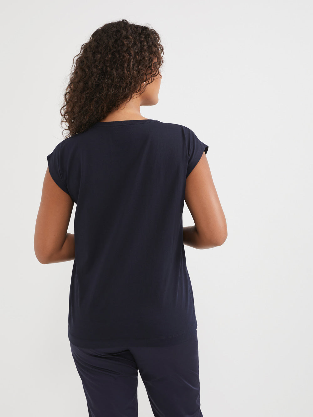 The Cotton Cap Sleeve Tee