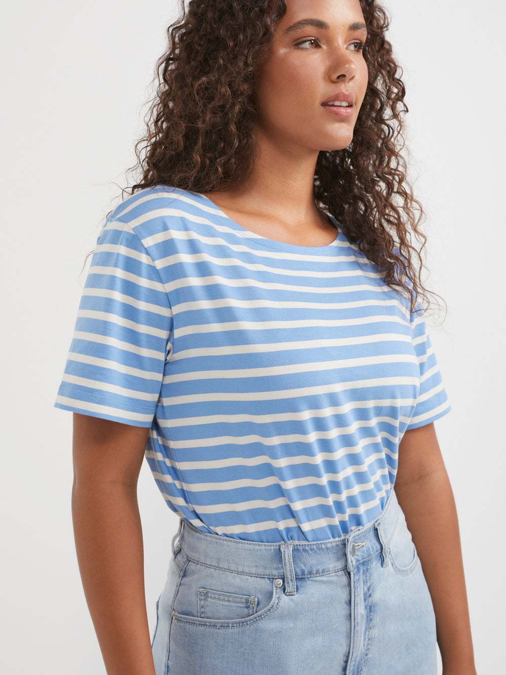 The Relaxed Stripe Tee