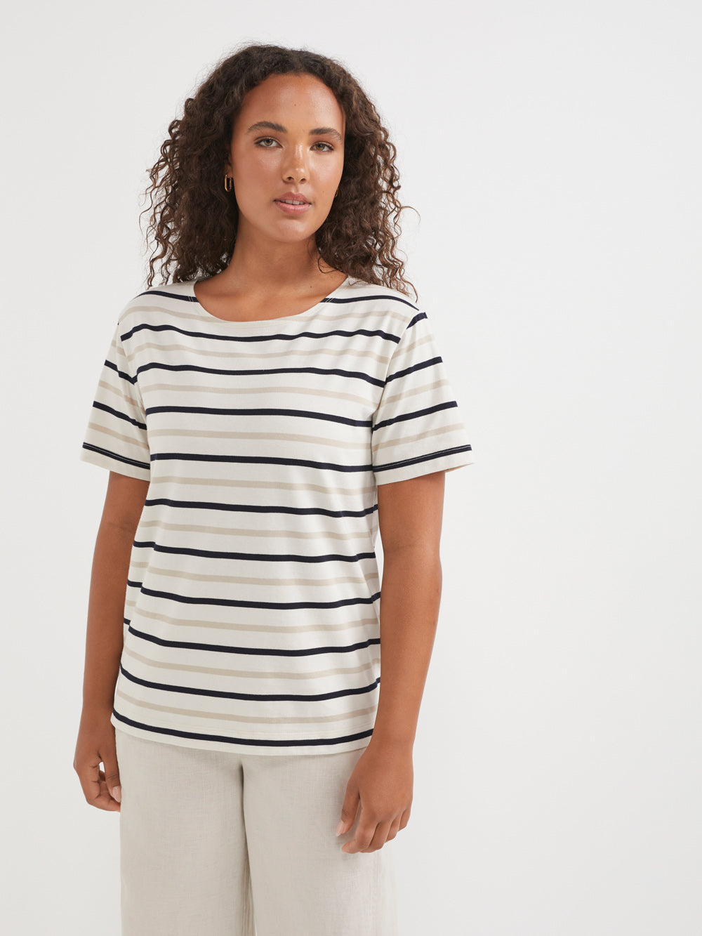 The Relaxed Stripe Tee