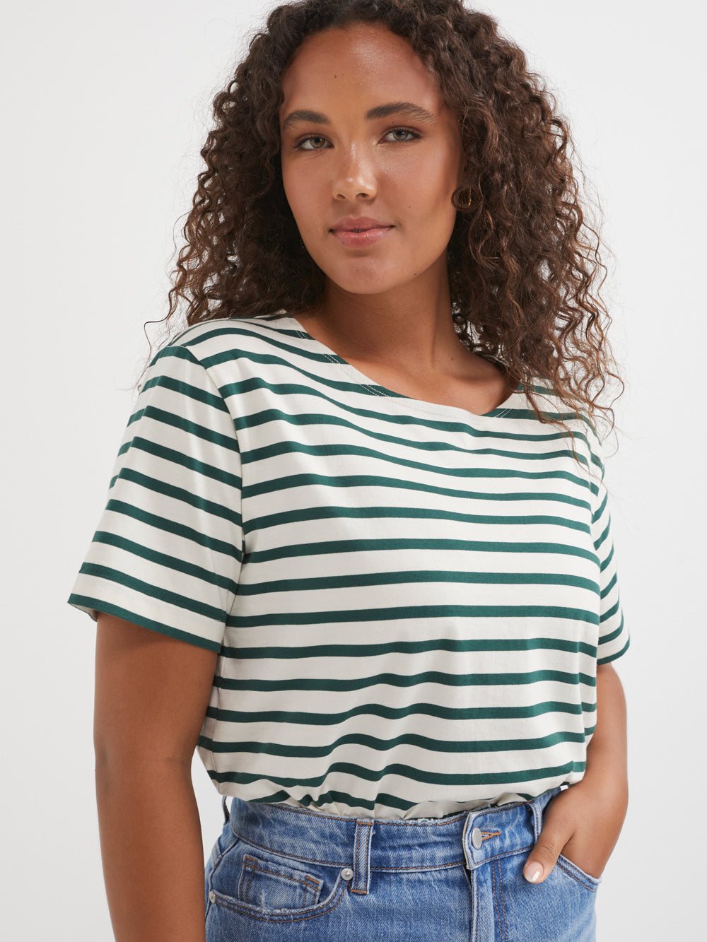 The Relaxed Stripe Tee