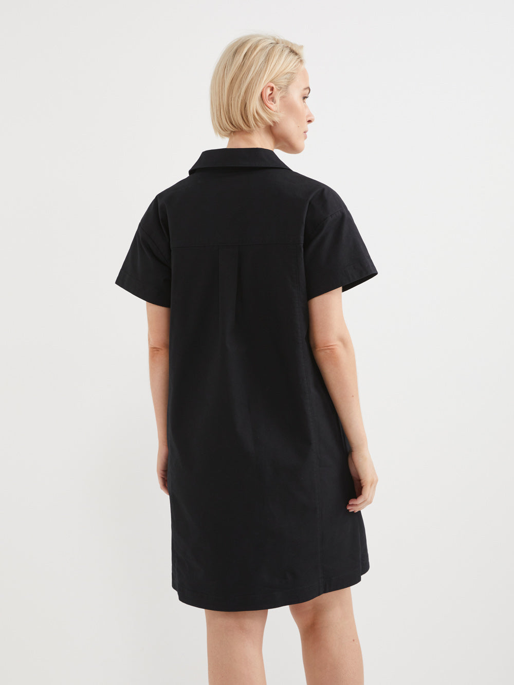 The Stretch Cotton Canvas Shirt Dress