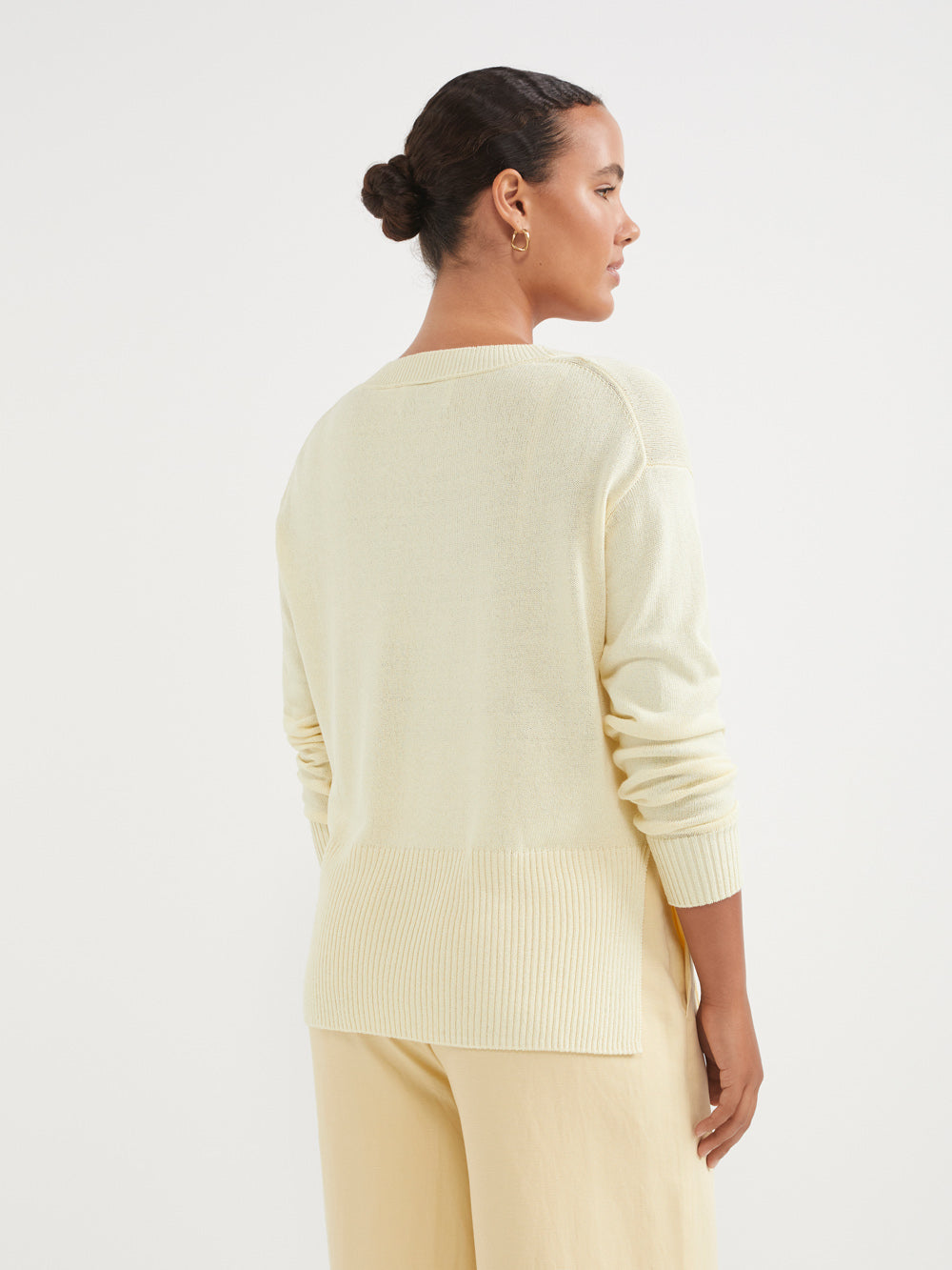 The Relaxed V-Neck Pullover