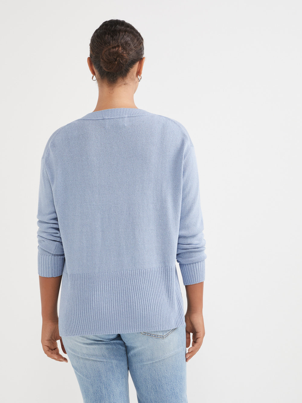 The Relaxed V-Neck Pullover