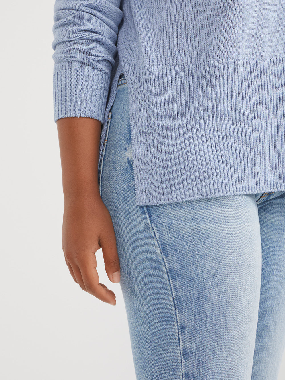 The Relaxed V-Neck Pullover