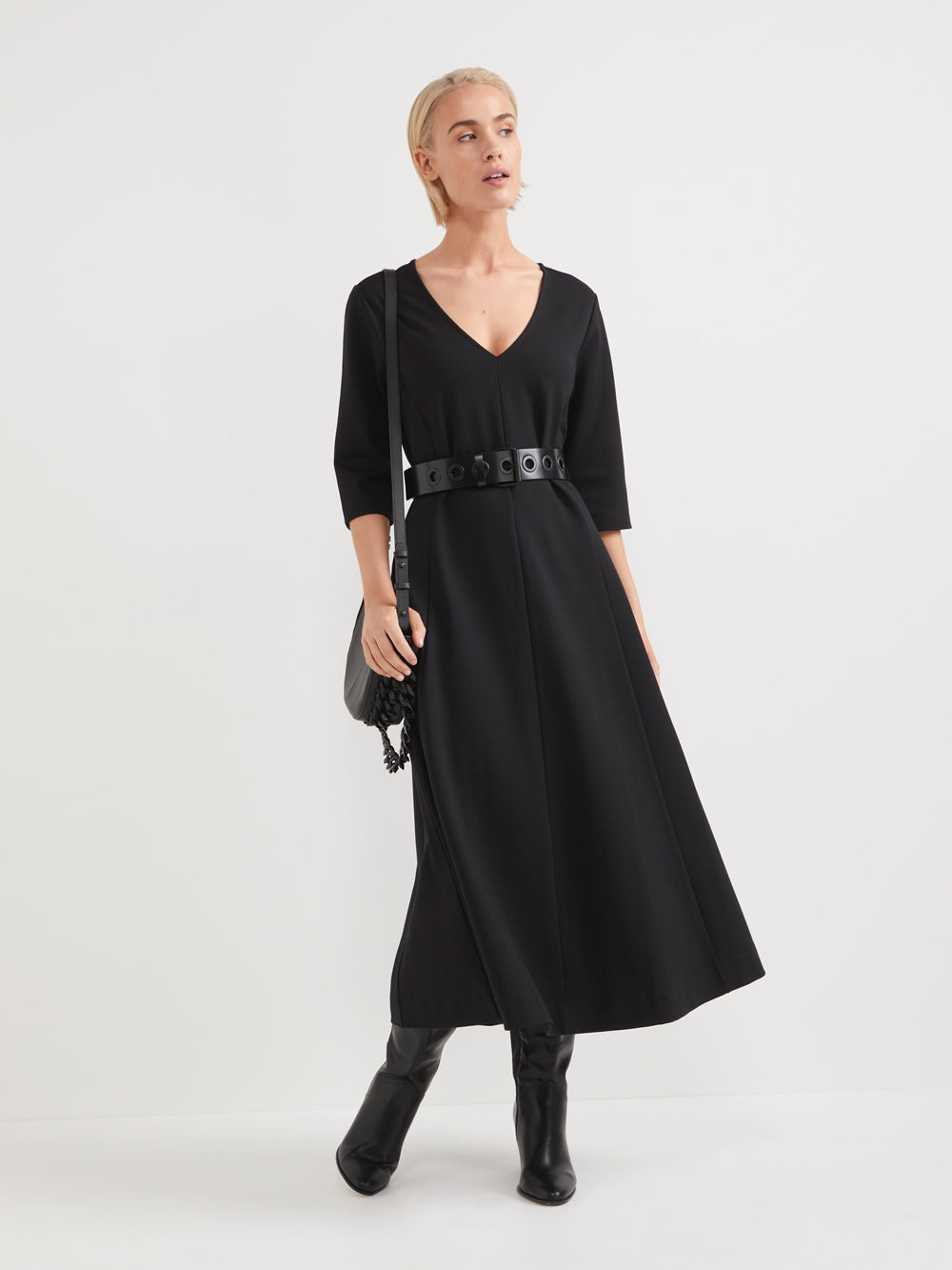 The Ponte Fit and Flare Dress