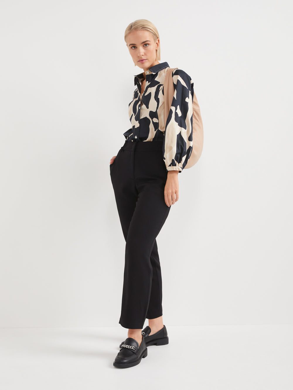 The Cotton Abstract Button Up Shirt | Commonry