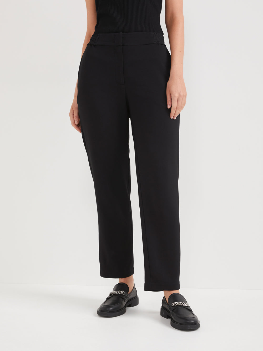 The Stretch Crepe Slim Trouser