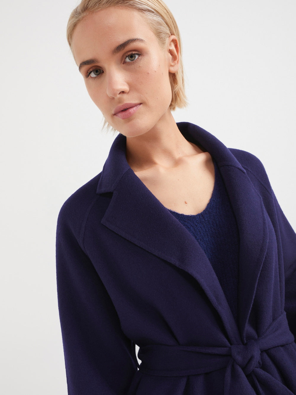 The Luxe Wrap Wool Coat