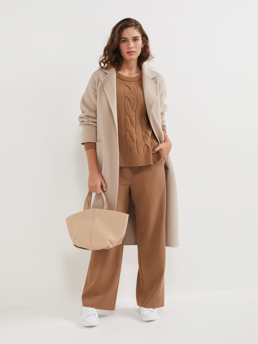 The Stretch Wide Leg Trouser