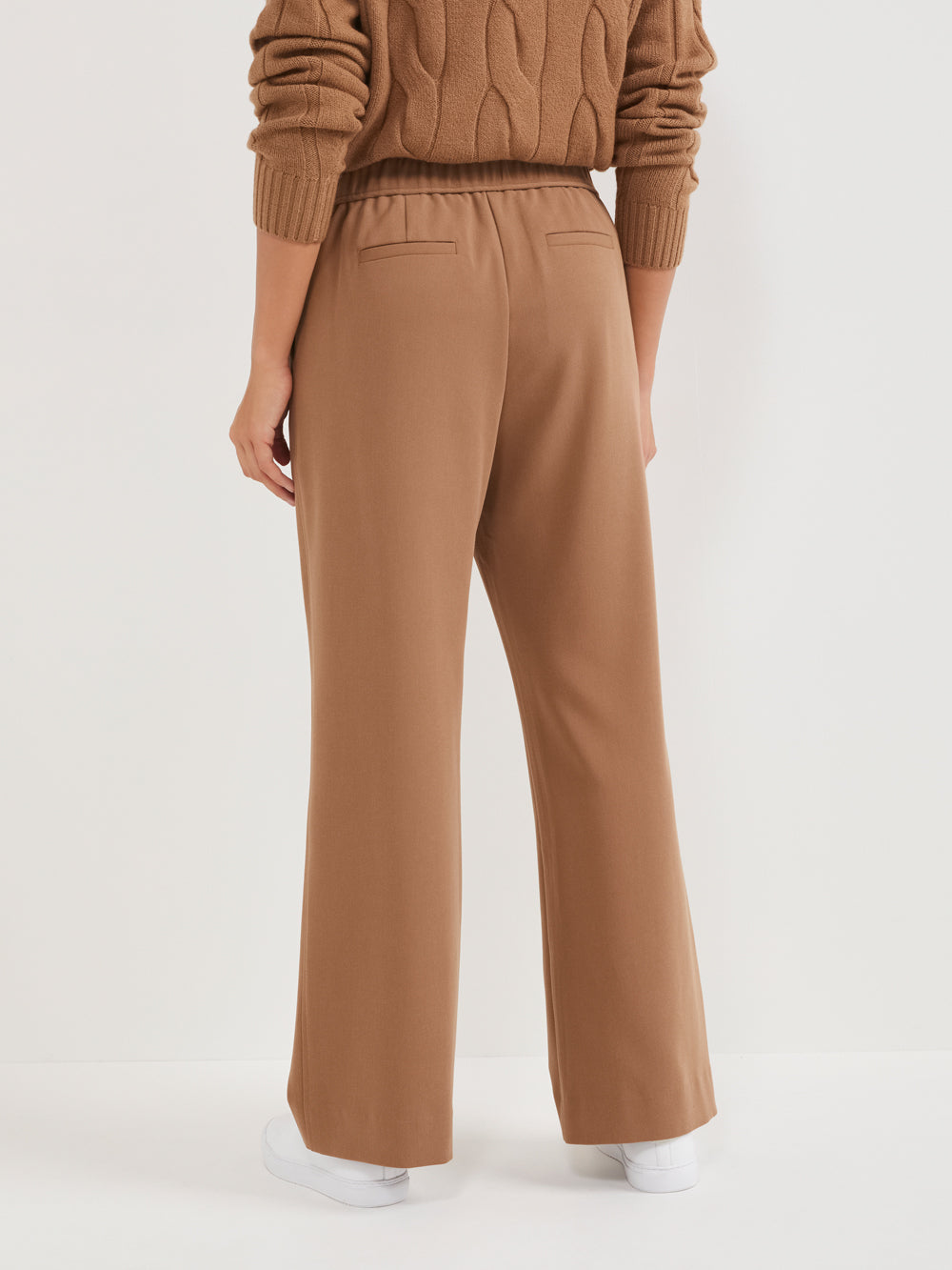 The Stretch Wide Leg Trouser