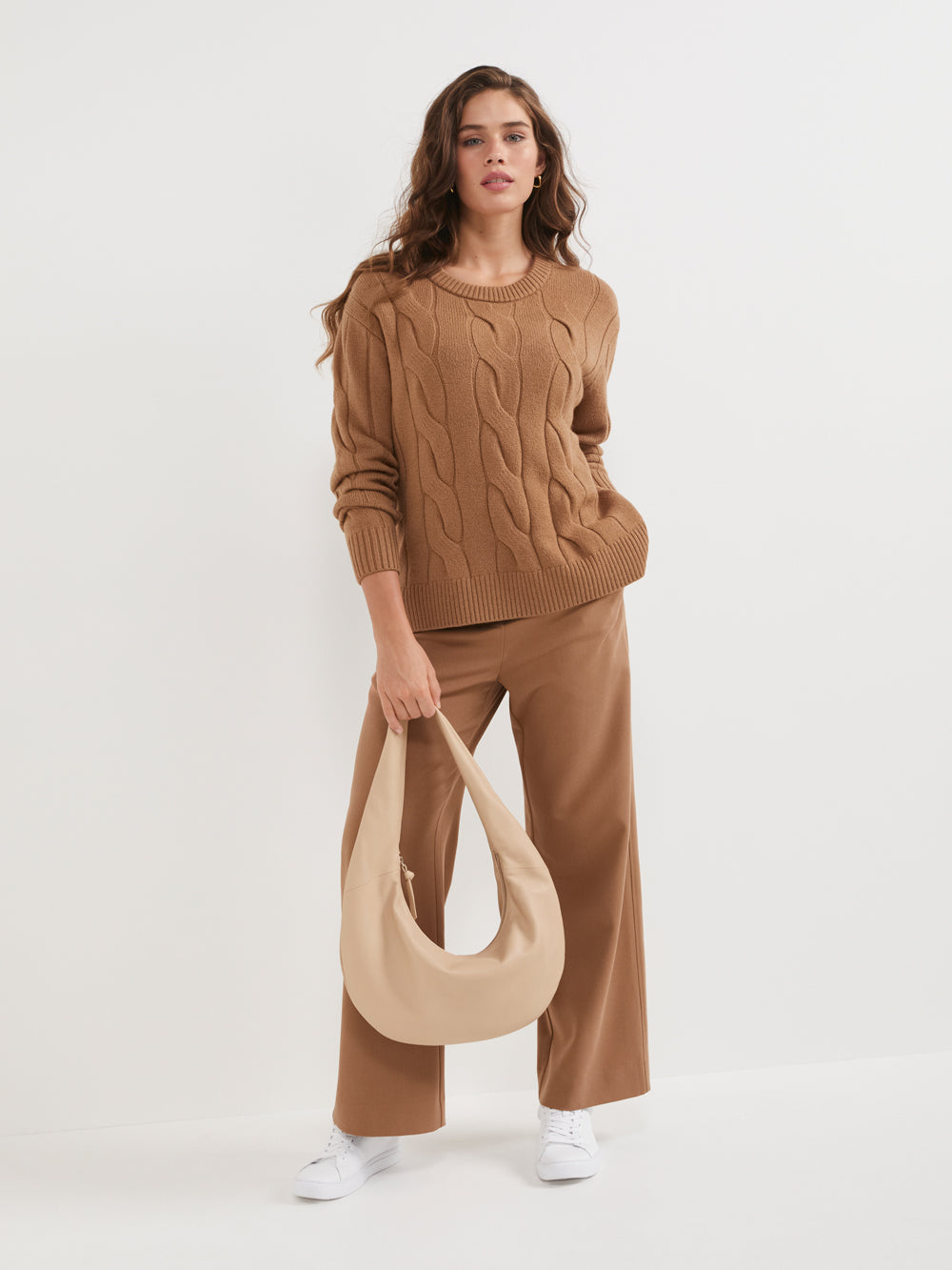 WIDE PANTS CORALIA CAMEL