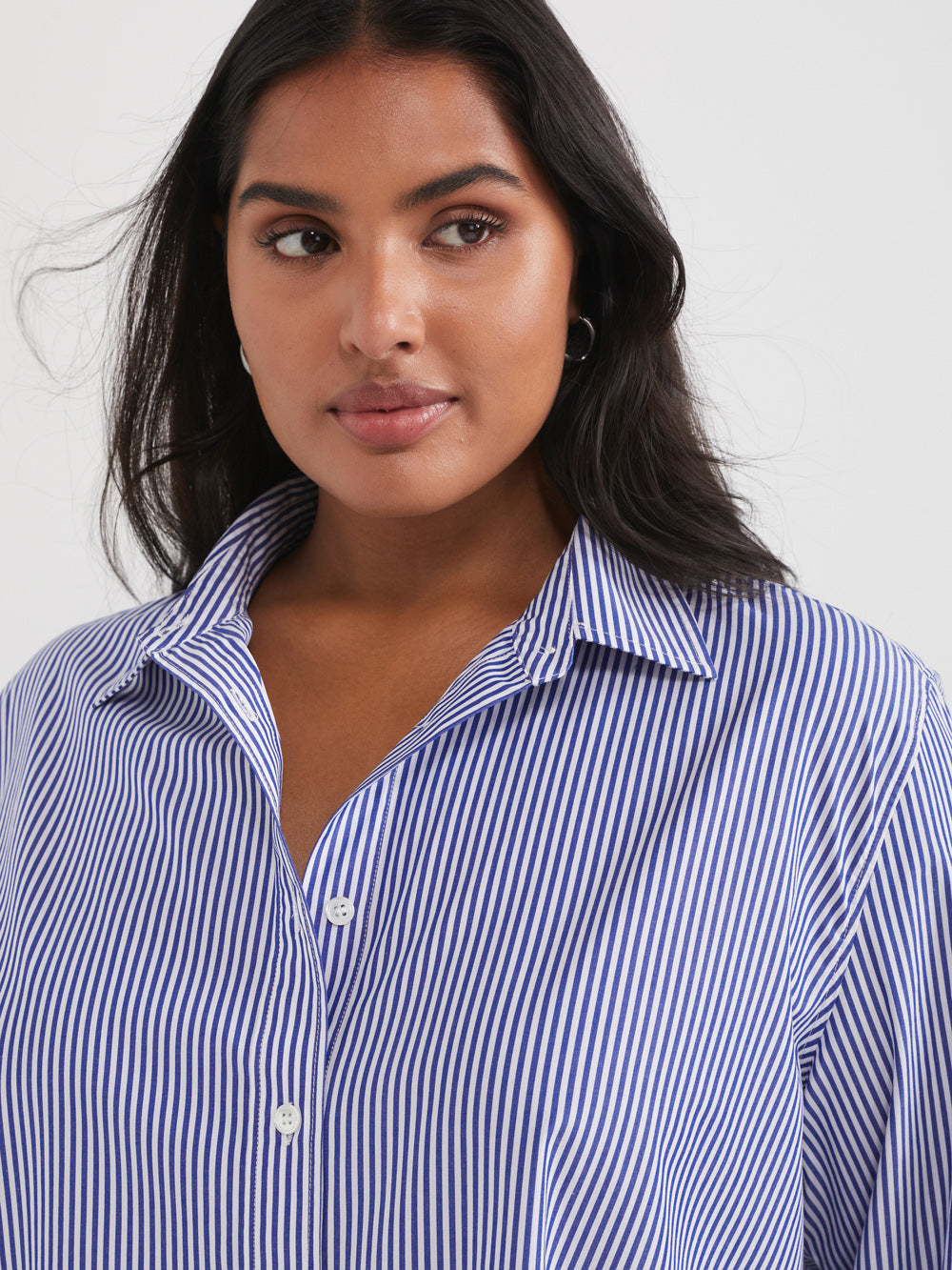 Relaxed Cotton-Poplin Shirt - Blue Oxford