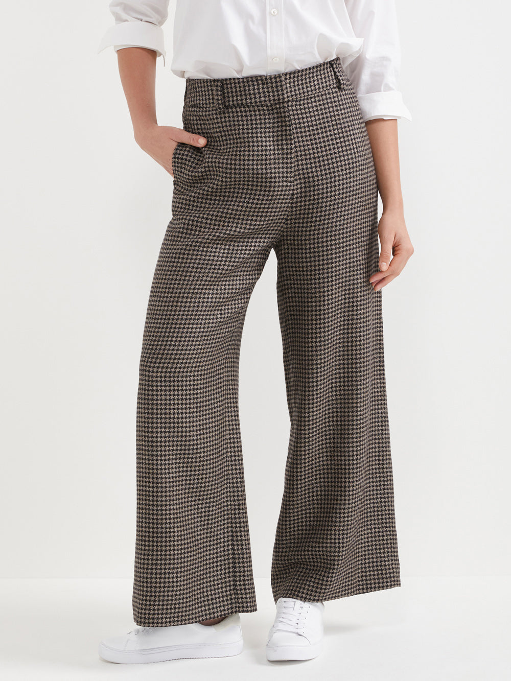 Namacheko houndstooth-pattern Tailored Trousers - Farfetch