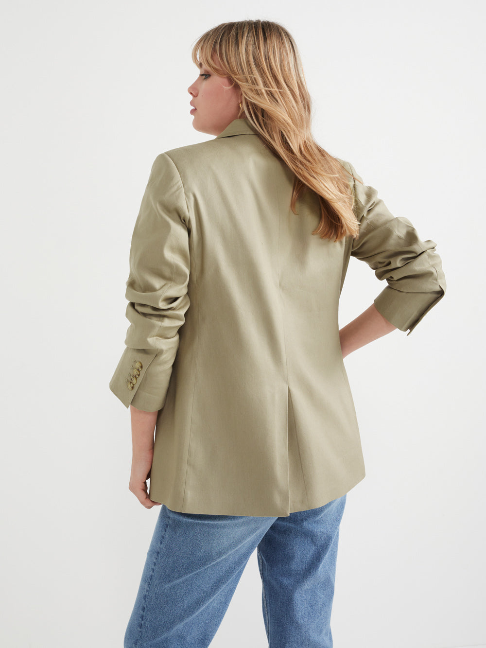 The Stretch Linen Blazer