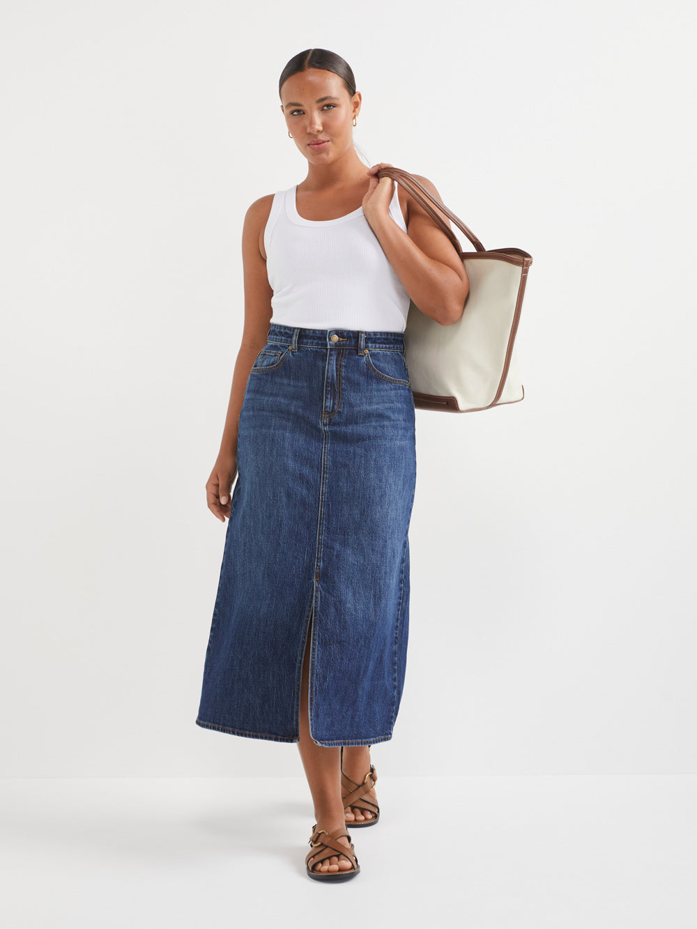 25 Of The Best Denim Maxi Skirts To Invest In Now