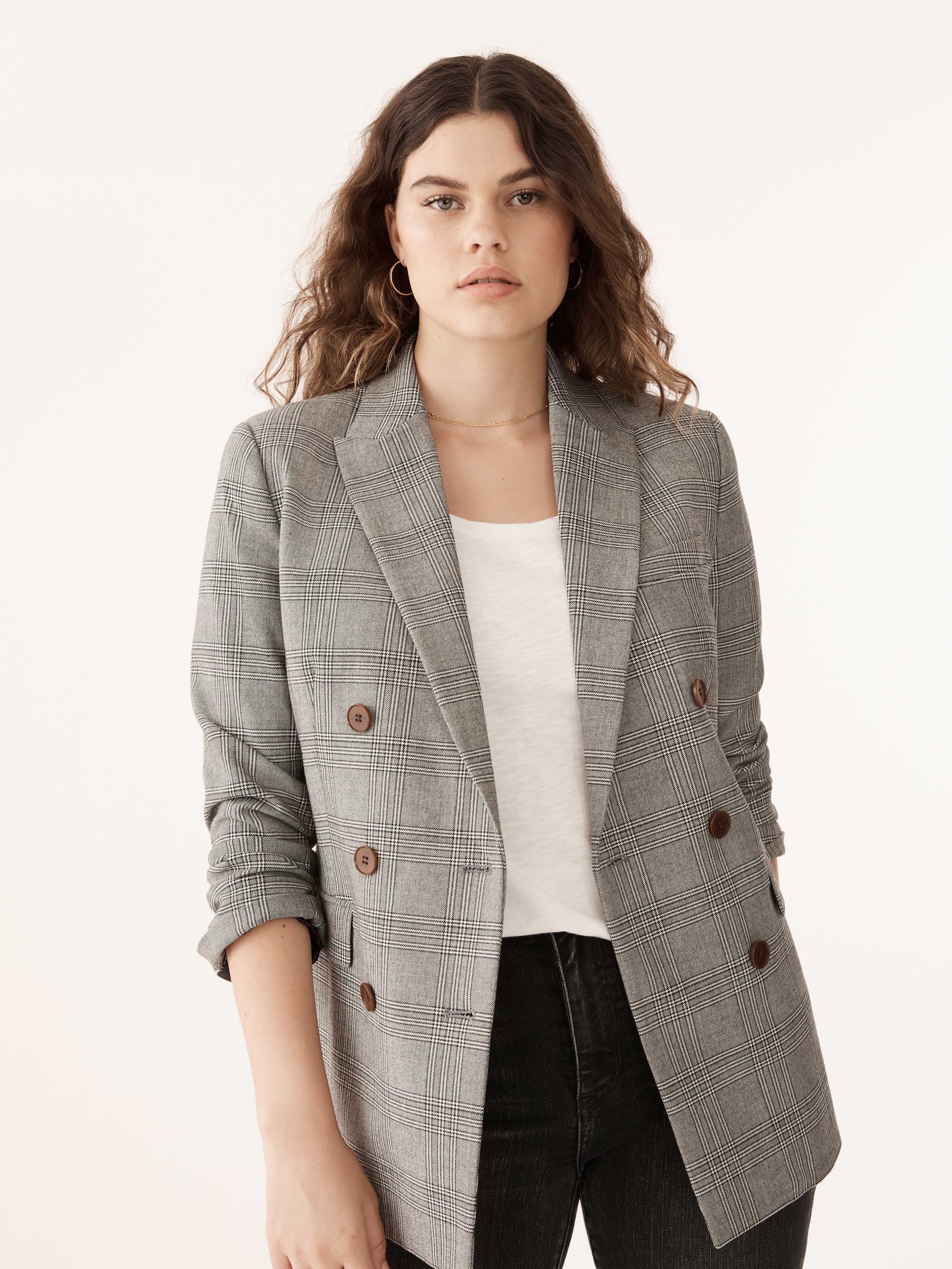 The Relaxed Check Blazer - Commonry