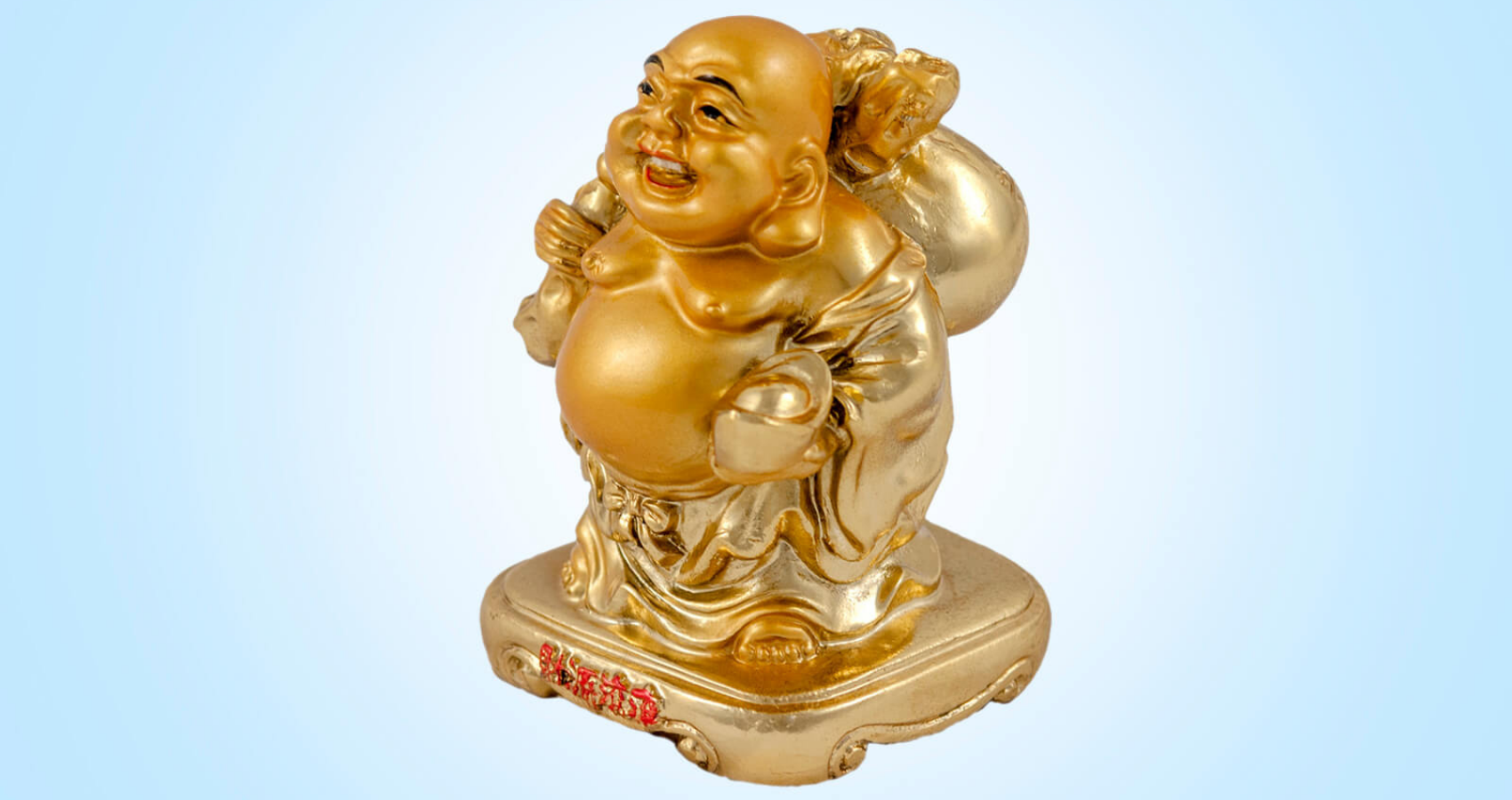 Bouddha rieur sac d'argent